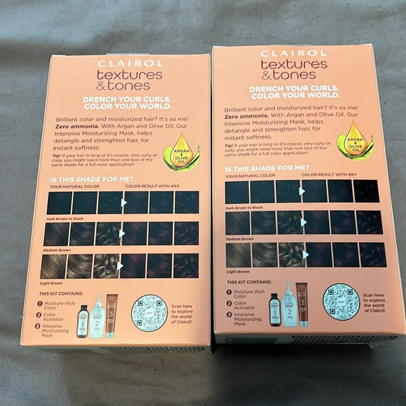 NWT Clairol Texture and Tones Hair Dye 4RV Berry Burgundy - Picture 3 of 7